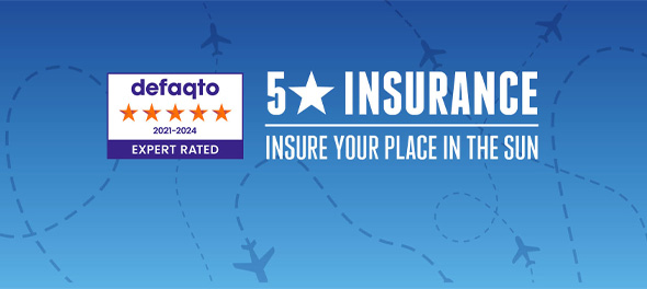 Defaqto expert rated 2021-2024. Five star insurance, insure your place in the sun.